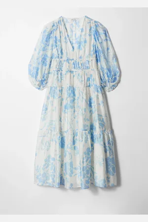 & OTHER STORIES Tiered Midi Dress