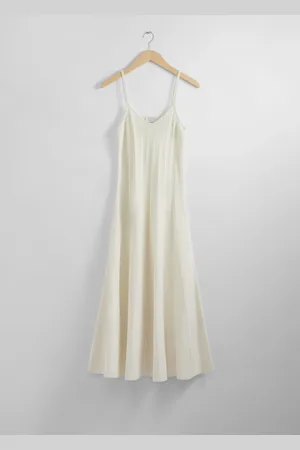& OTHER STORIES Pleated Strappy Midi Dress