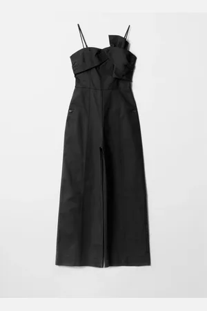 & OTHER STORIES Bow-Detail Barrel-Leg Jumpsuit
