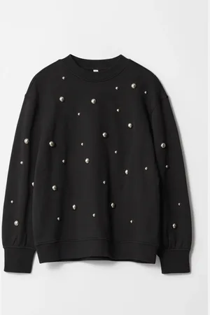 & OTHER STORIES Studded Cotton Sweatshirt