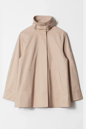& OTHER STORIES A-line Funnel-Neck Jacket