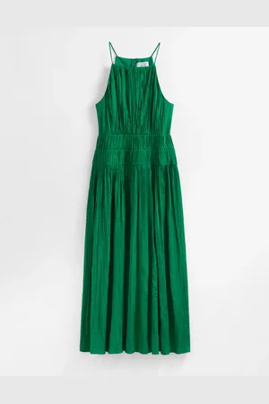 & OTHER STORIES Shirred Sleeveless Midi Dress