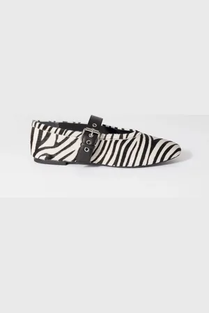 & OTHER STORIES Zebra-Print Ballet Flats