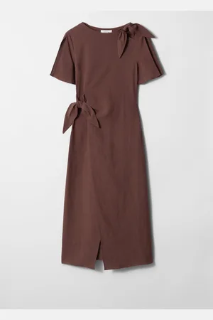 & OTHER STORIES Knot-Detail Midi Dress