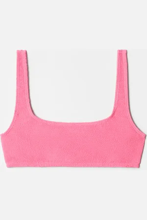 & OTHER STORIES Textured Square-Neck Bikini Top