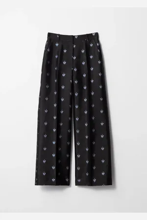 & OTHER STORIES Wide Metallic-Jacquard Trousers