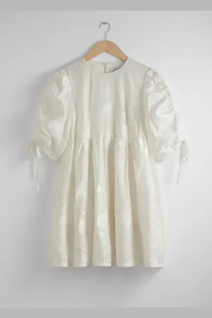 & OTHER STORIES Puff-Sleeve Mini Dress