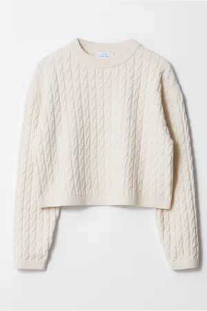 & OTHER STORIES Cable-Knit Wool Jumper
