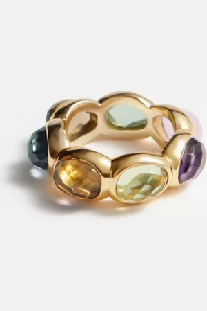 & OTHER STORIES Vibrant Crystal Ring