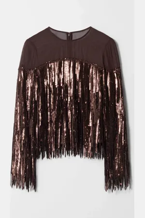 & OTHER STORIES Fringed Sequin Top