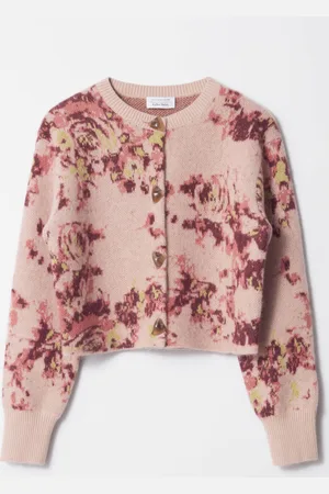 & OTHER STORIES Floral-Jacquard Cardigan