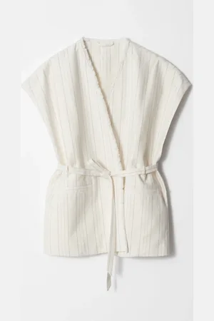 & OTHER STORIES Raw-Edge Wrap Waistcoat