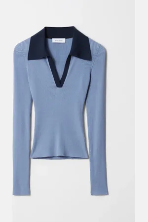 & OTHER STORIES Ribbed Polo Top