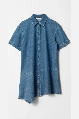 & OTHER STORIES Asymmetrical T-Shirt Denim Dress