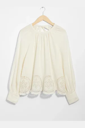 & OTHER STORIES Open-Back Linen Blouse