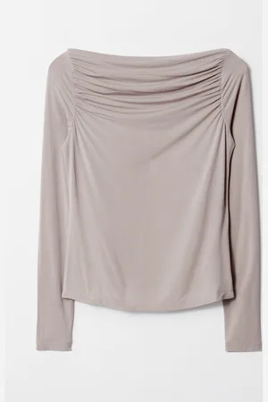& OTHER STORIES Draped Boatneck Top
