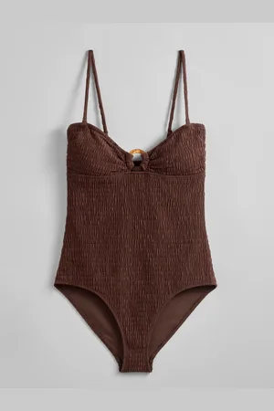 & OTHER STORIES Smocked Bandeau Swimsuit