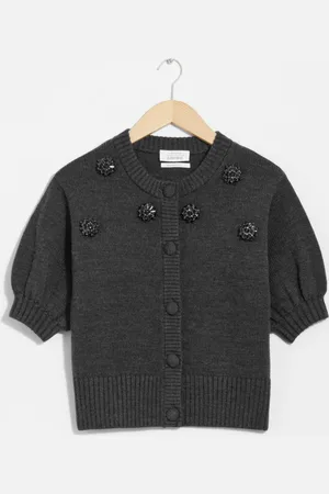 & OTHER STORIES Beaded Merino Cardigan