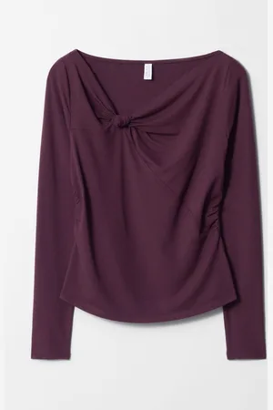 & OTHER STORIES Draped Knotted Top