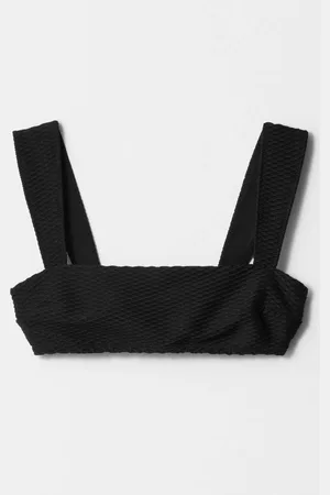 & OTHER STORIES Textured Bandeau Bikini Top
