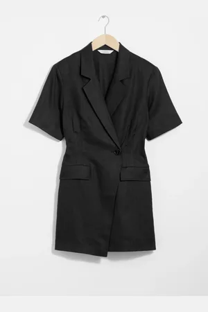 & OTHER STORIES Linen Blazer Mini Dress