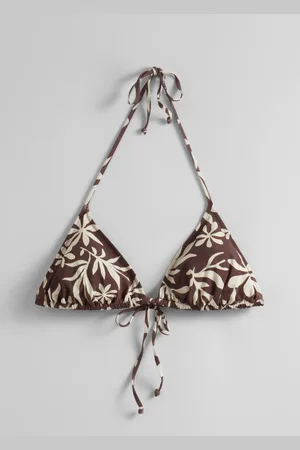 & OTHER STORIES Halterneck Triangle Bikini Top