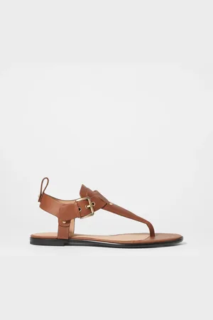 & OTHER STORIES Ankle-Strap Leather Sandals
