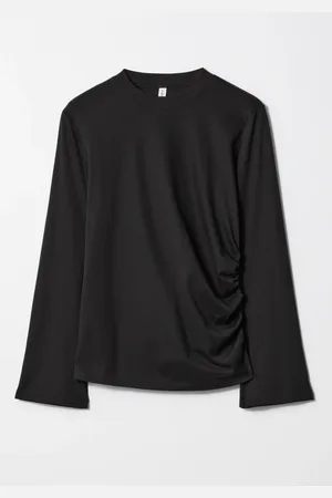 & OTHER STORIES Ruched Long-Sleeve Top