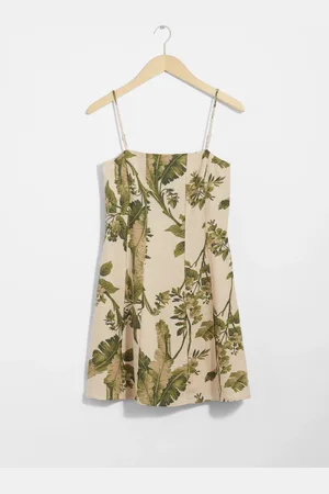 & OTHER STORIES Strappy Linen Mini Dress
