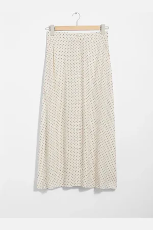 & OTHER STORIES Buttoned A-Line Midi Skirt