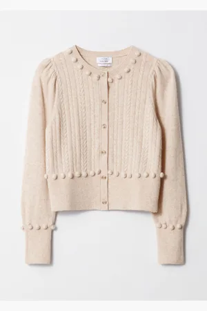 & OTHER STORIES Cable-Knit Wool Cardigan