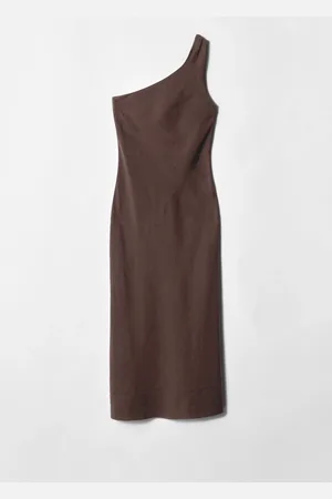 & OTHER STORIES One-Shoulder Midi Dress