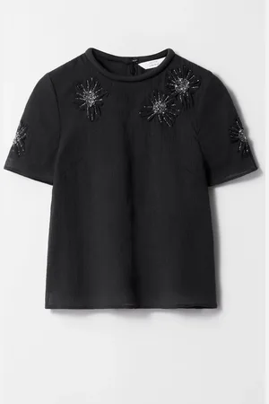 & OTHER STORIES Embellished Floral Top
