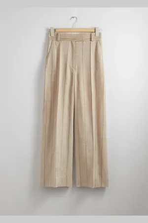 & OTHER STORIES Wide Linen-Blend Trousers