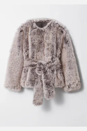 & OTHER STORIES Belted Faux Fur Jacket