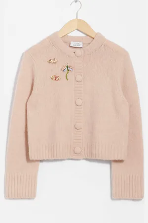 & OTHER STORIES Brooch-Detailed Cardigan