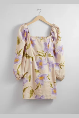& OTHER STORIES A-Line Linen Mini Dress