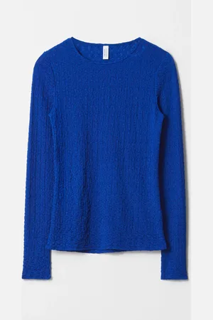 & OTHER STORIES Smocked Long-Sleeve Top