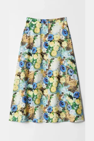 & OTHER STORIES Buttoned A-Line Midi Skirt