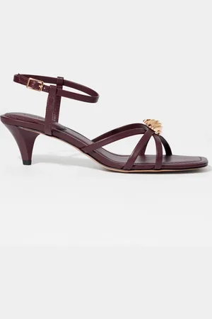 & OTHER STORIES Embellished Heeled Leather Sandals
