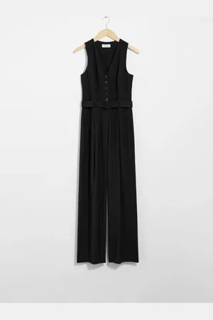 & OTHER STORIES Buttoned Sleeveless Jumpsuit