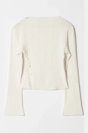 & OTHER STORIES Boat-Neck Flared-Sleeve Top