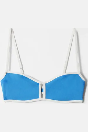 & OTHER STORIES Contrast-Trim Bikini Top