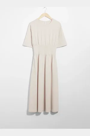 & OTHER STORIES Short-Sleeve Midi Dress
