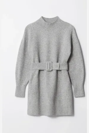 & OTHER STORIES Belted Mini Knit Dress