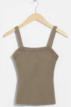 & OTHER STORIES Square-Neck Knit Top