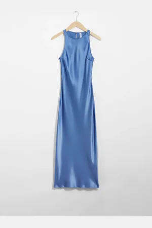 & OTHER STORIES Slim Satin Midi Dress