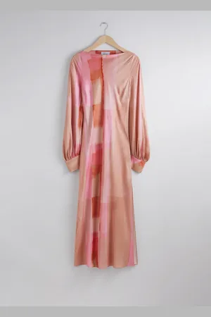 & OTHER STORIES Voluminous-Sleeve Midi Dress