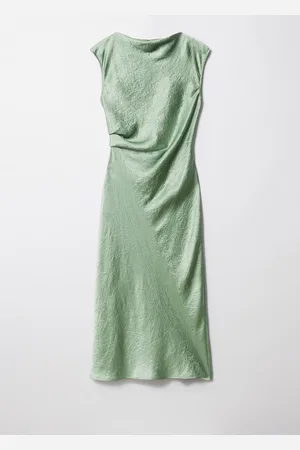 & OTHER STORIES Bias-Cut Satin Midi Dress