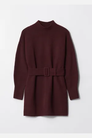 & OTHER STORIES Belted Mini Knit Dress